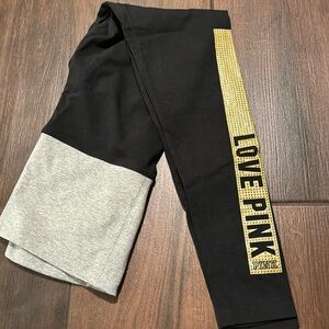 Pink by Victoria’s Secret black leggings